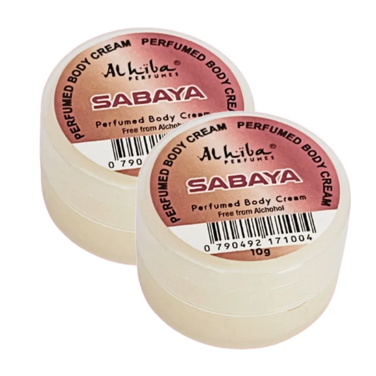 Al Hiba Sabaya Perfume Body Cream 10g Pack of 2