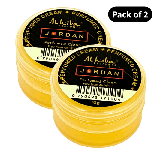 Al Hiba Perfume Body Cream Jordan (10gm) (Pack of 2)