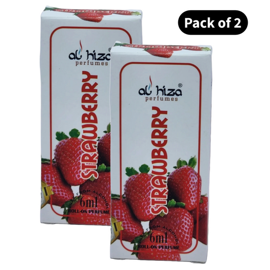 Al Hiza Strawberry Perfume (6ml)(Pack of 2)