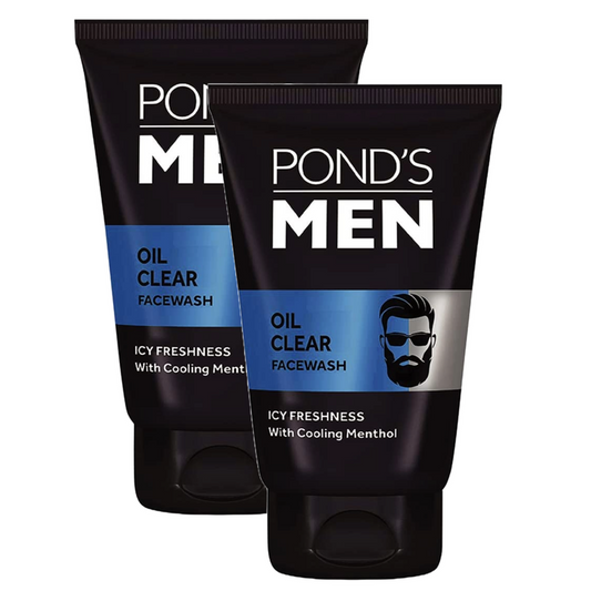 Ponds Men Oil Clear Face Wash - 100gm (Pack Of 2)