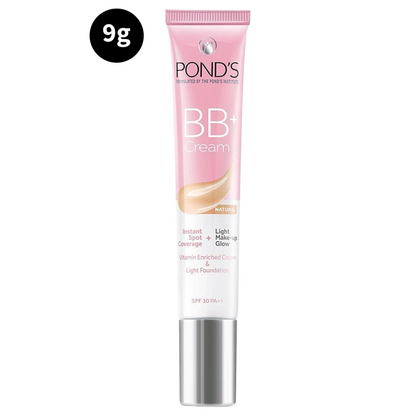 Ponds Bright Beauty BB+ Fairness Cream Spf 30 Natural Tube Of  9G