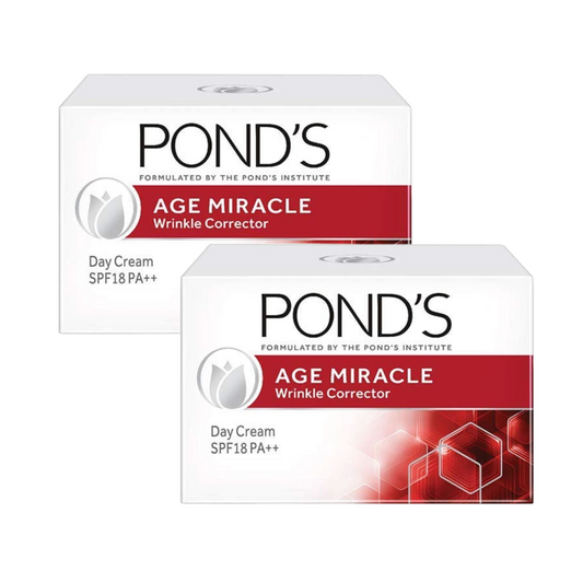 Ponds Age Miracle Wrinkle SPF 18 PA++ Day Cream 10g (Pack Of 2)