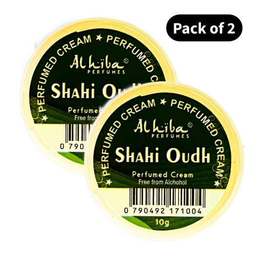 Al Hiba Perfume Body Cream Shahi Oudh (10gm) (Pack of 2)