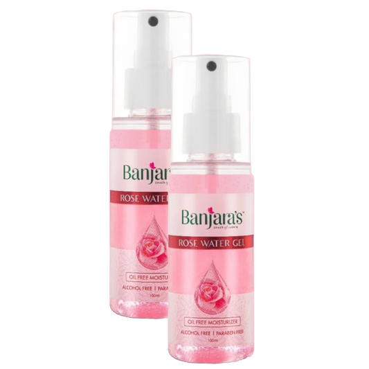 Banjara's Soft & Young Premium Rose Water Gel 100ml Pack of 2