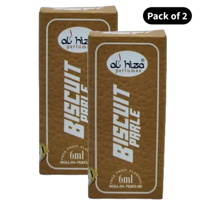 Al Hiza Biscuit Parle Perfume (6ml)(Pack of 2)