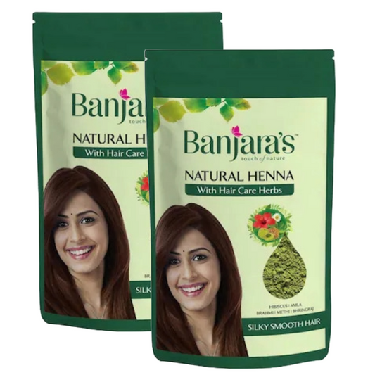 Banjara's Natural Henna Hair Powder 100g Pack of 2