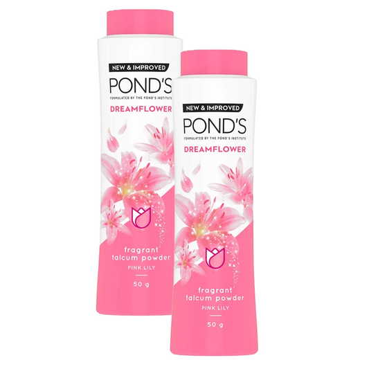 Ponds Dreamflower Fragrant Talc - 50g (Pack of 2)