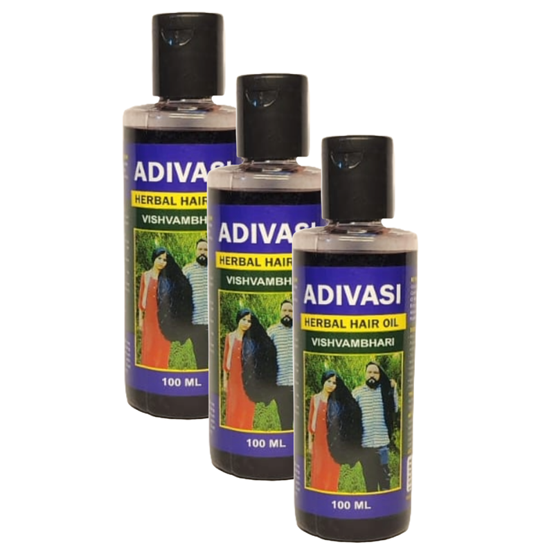 Adivasi Herbal Hair Oil 100ml Pack of 3