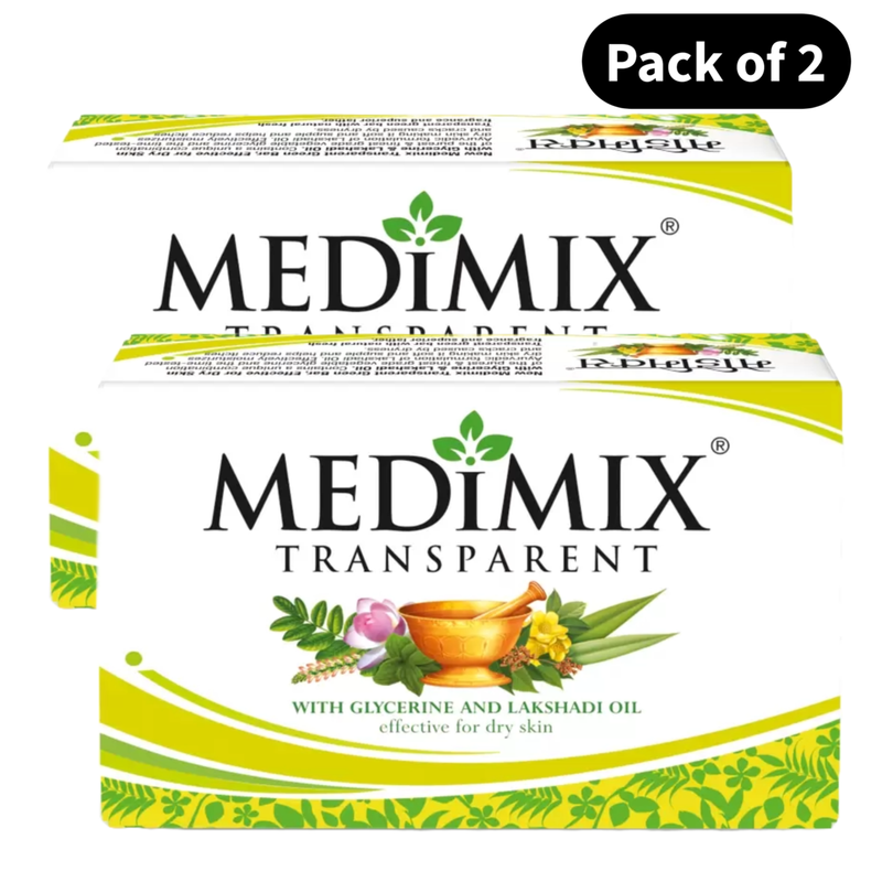 Medimix Classic Transparent Bathing Soap - Pack Of 2 (500gm)