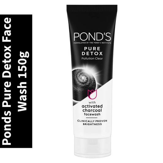 Pure Detox Activated Charcoal Ponds Face Wash 150g