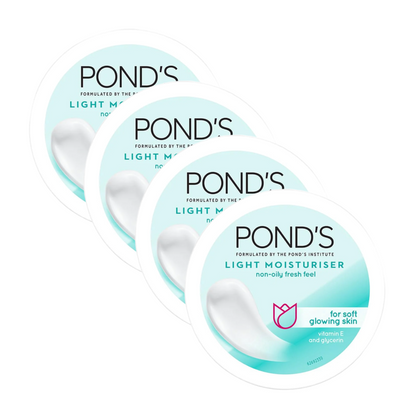 Ponds Light Moisturiser Cream 25 ml - Pack Of 4