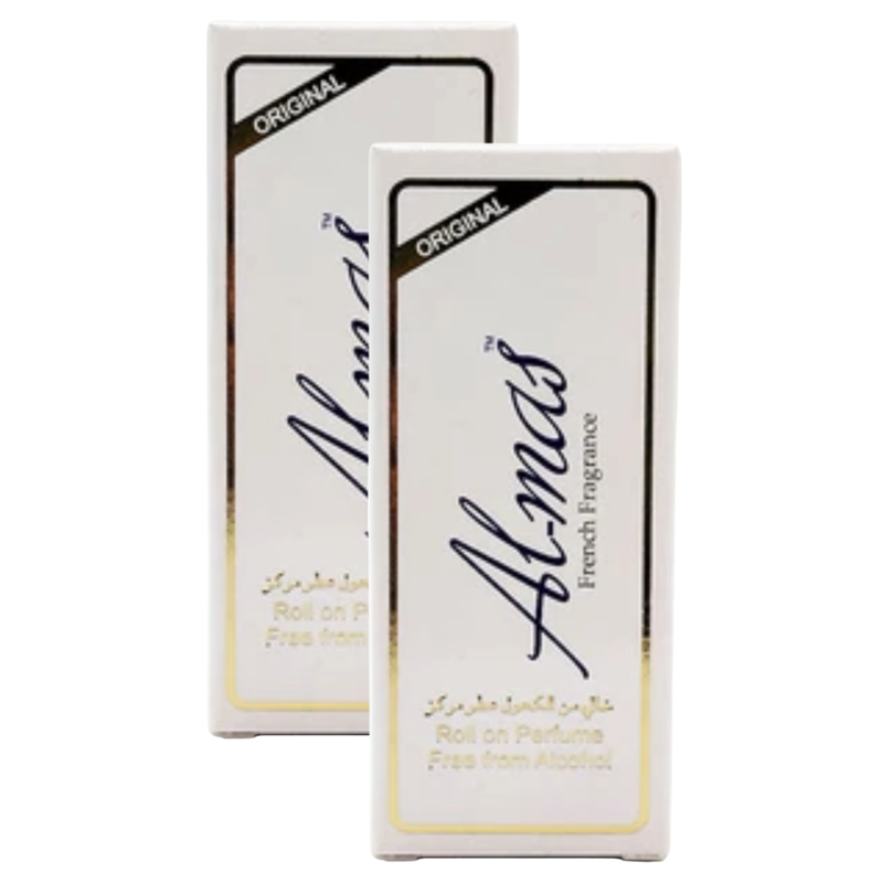 Al Mas French Roll On Perfume 8ml Pack of 2