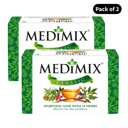 Medimix Classic Ayurvedic Bathing Soap - Pack Of 2 (300gm)