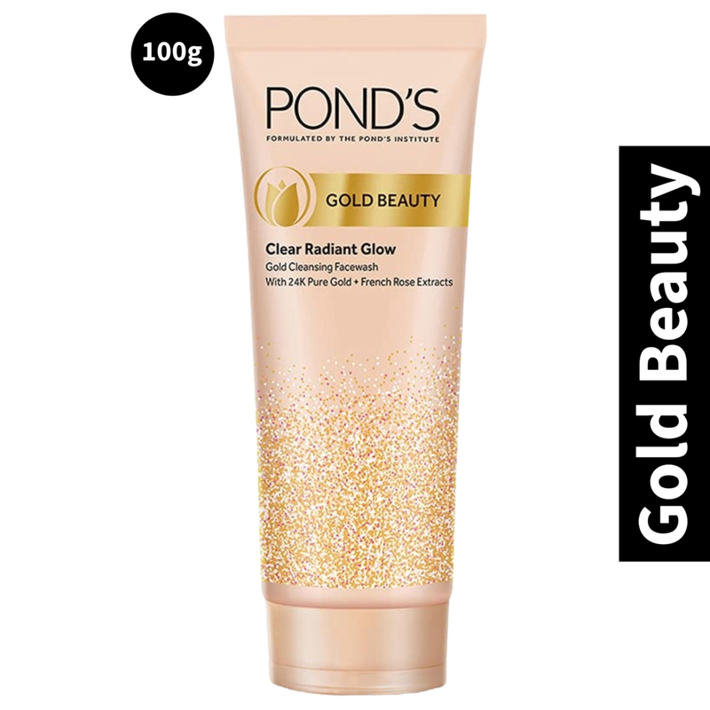 Ponds Gold Beauty Face Wash 100g (Pack of 1)