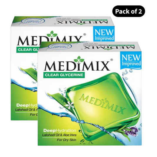 Medimix Classic Deep Hydration Bathing Soap - Pack Of 2 (400gm)