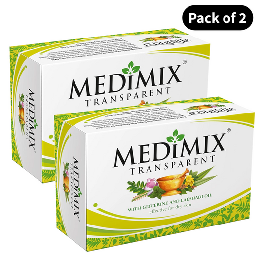 Medimix Classic Transparent Bathing Soap - Pack Of 2 (125gm)