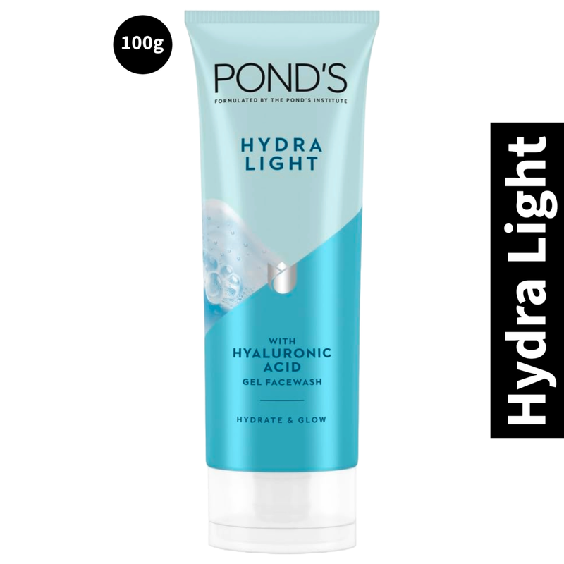 Ponds Hydra Light With Hyaluronic Acid Gel Face Wash (100gm) (Pack of 1)