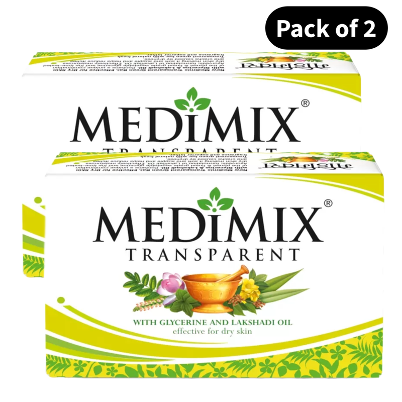 Medimix Classic Transparent Bathing Soap - Pack Of 2 (300gm)