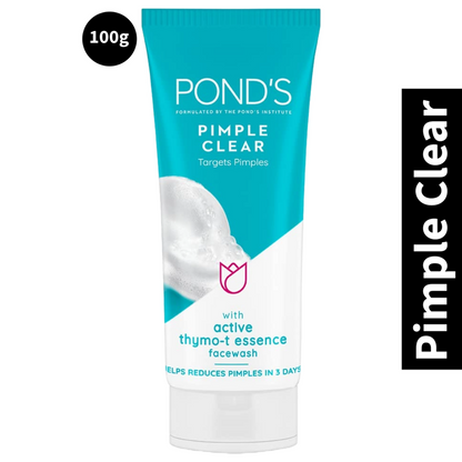 Ponds Pimple Clear Face Wash 100g (Pack of 1)