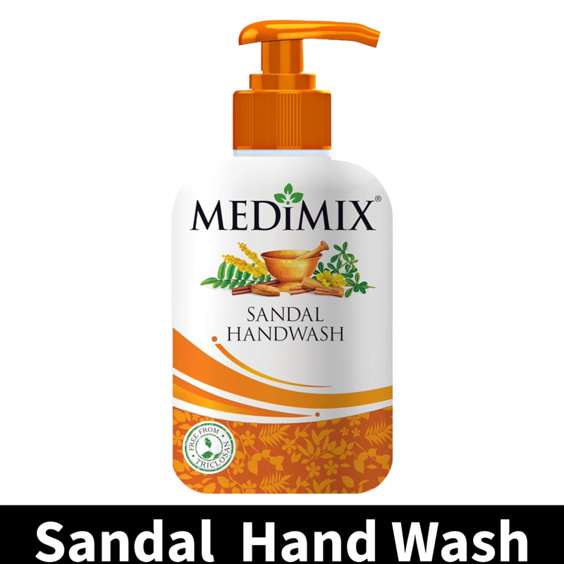 Medimix Hand Wash With 18 Herbs Sandal - 225ml