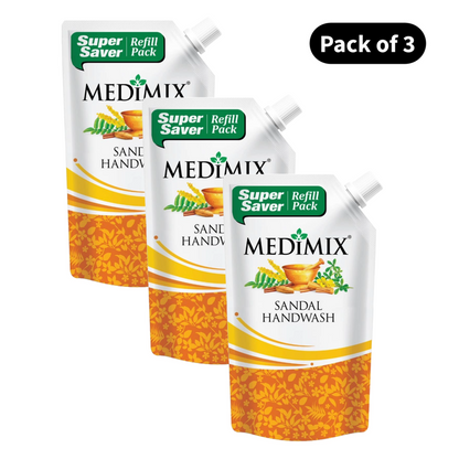 Medimix Classic Sandal Hand Wash - Pack Of 3 (700ml)