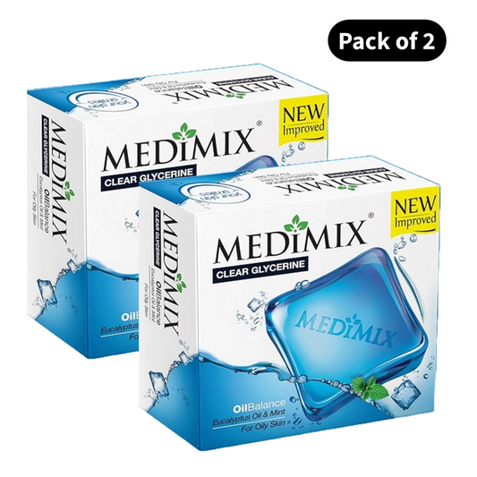 Medimix Classic Oil Balance Bathing Soap - Pack Of 2 (400gm)