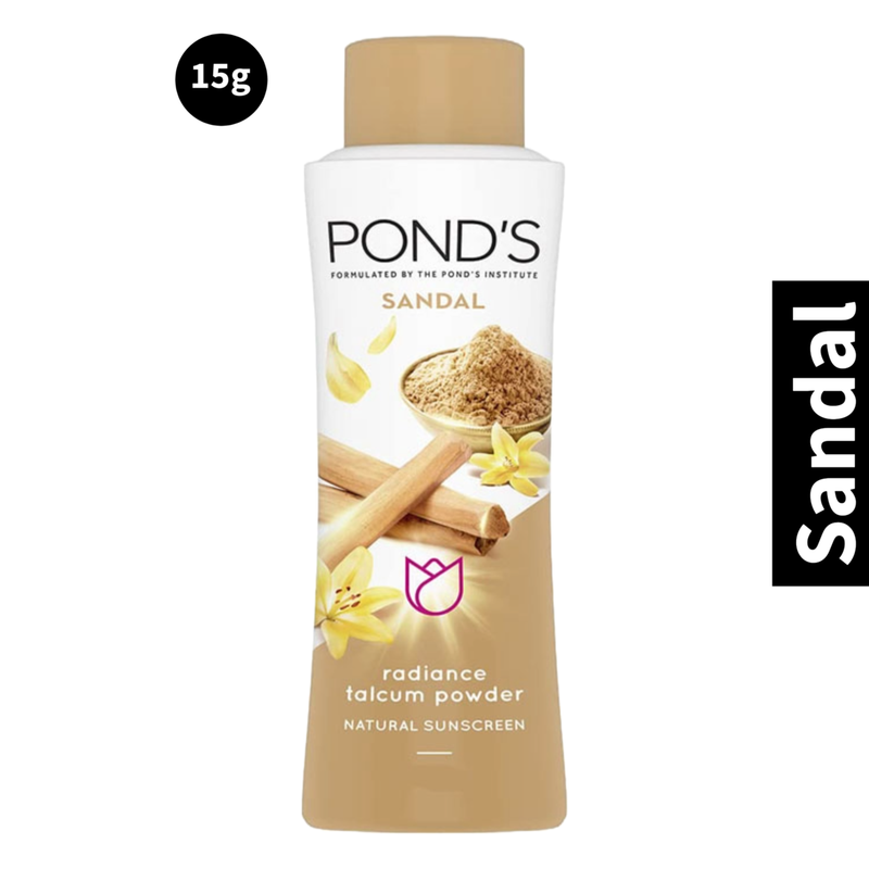 Ponds Sandal Radiance Talcum Powder 15g