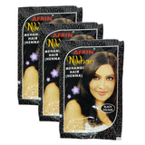 Afrin Nikhar Mehandi Henna Black Colour Hair - 45g (Pack Of 3)