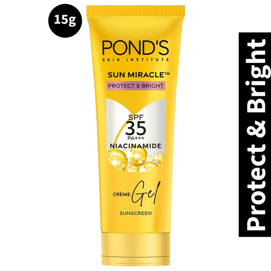 Ponds Sun Miracle Protect & Bright SPF 35 PA+++ Gel (15gm) (Pack of 1)