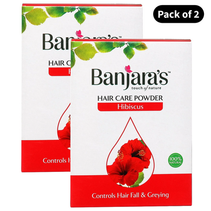 Banjara's Hibiscus Hair Powder Care (100gm) (Pack of 2)