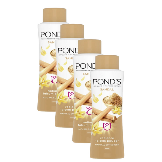 Ponds Sandal Radiance Talcum Powder 300g Pack of 4