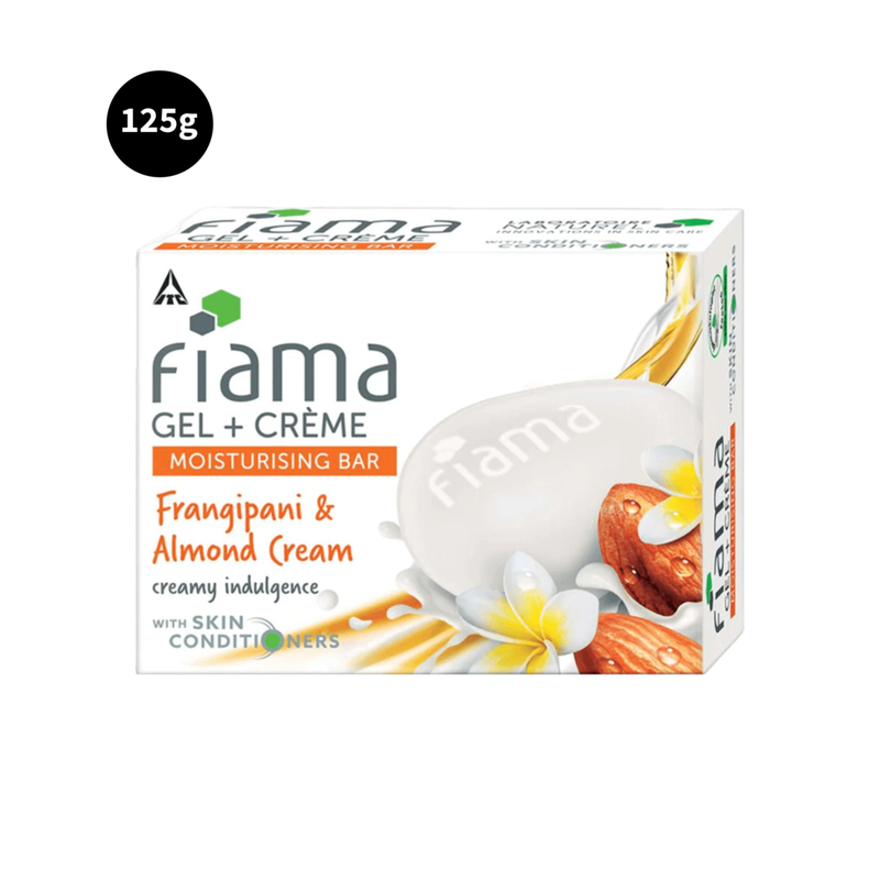 Fiama Frangipani & Almond Cream Gel Bar (125gm)(Pack of 1)