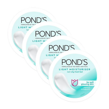 Ponds Light Moisturiser Cream (300ml) - Pack Of 4
