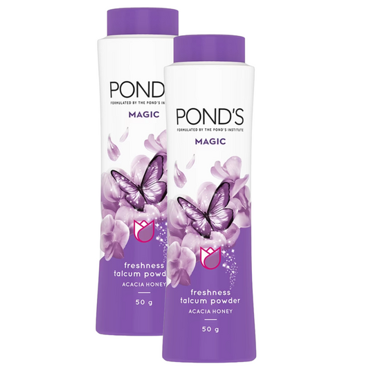 Ponds Magic Freshness Acacia Honey Talc 50g (Pack Of 2)