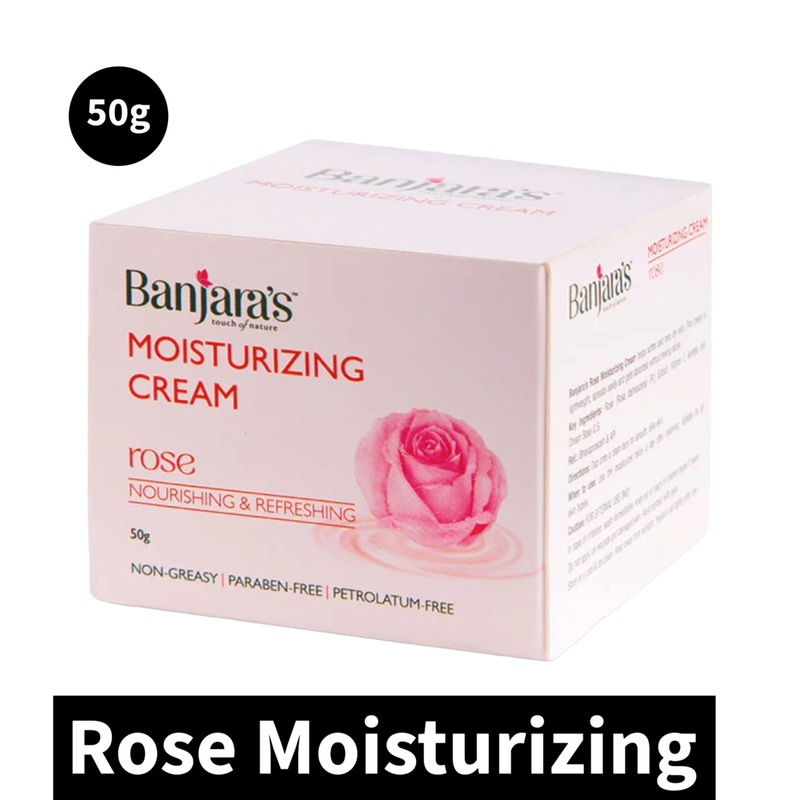 Banjara's Rose Moisturizing Cream 50g