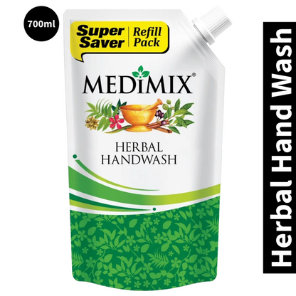 Medimix Classic Herbal Hand Wash with 18 Herbs (700ml)