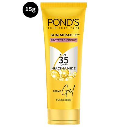 Sun Miracle Ponds Protect & Bright SPF 35 PA+++ Sunscreen Gel 15g