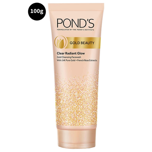 Gold Beauty Ponds Clear Radiant Glow Face Wash 100g