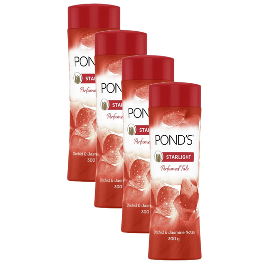 Ponds Starlight Orchid & Jasmine Notes Talc 300g Pack of 4