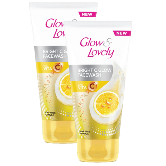 Glow & Lovely Bright C Glow With Vita Face Wash 150g Pack of 2