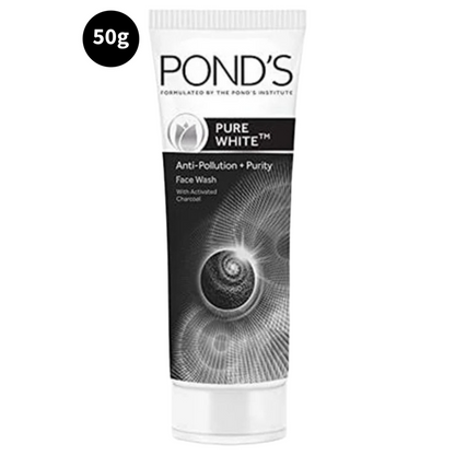 Ponds Pure Detox Anti-Pollution Purity Face Wash With Activated Charcoal (50 G)