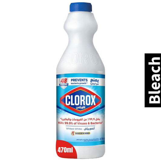 Liquid Bleach Clorox Kills 99.9% of Viruses 470ml