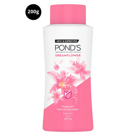 Frangrant Pink Lily Ponds Dreamflower Talcum Powder 200g