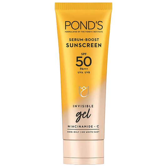 Ponds SPF 50 PA+++ Serum Boost Sunscreen Invisible Gel 100g