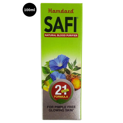 Hamdard Safi Natural Blood Purifier for Pimple free glowing Skin 100ml