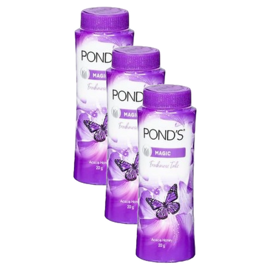 Ponds Magic Freshness Acacia Honey Talc - 20g (Pack Of 3)