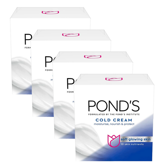 Ponds Moisturing Cold Cream Soft Glowing Skin (55ml - Pack Of 4)