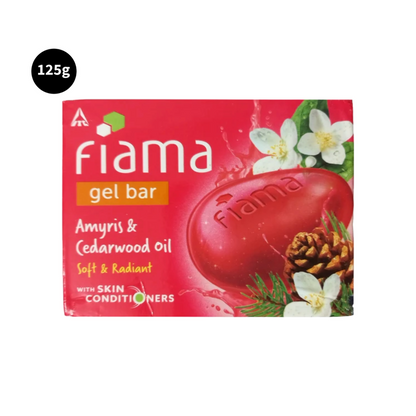 Fiama Soft & Radiant Gel Bar Amyris & Cedarwood Oil 125g