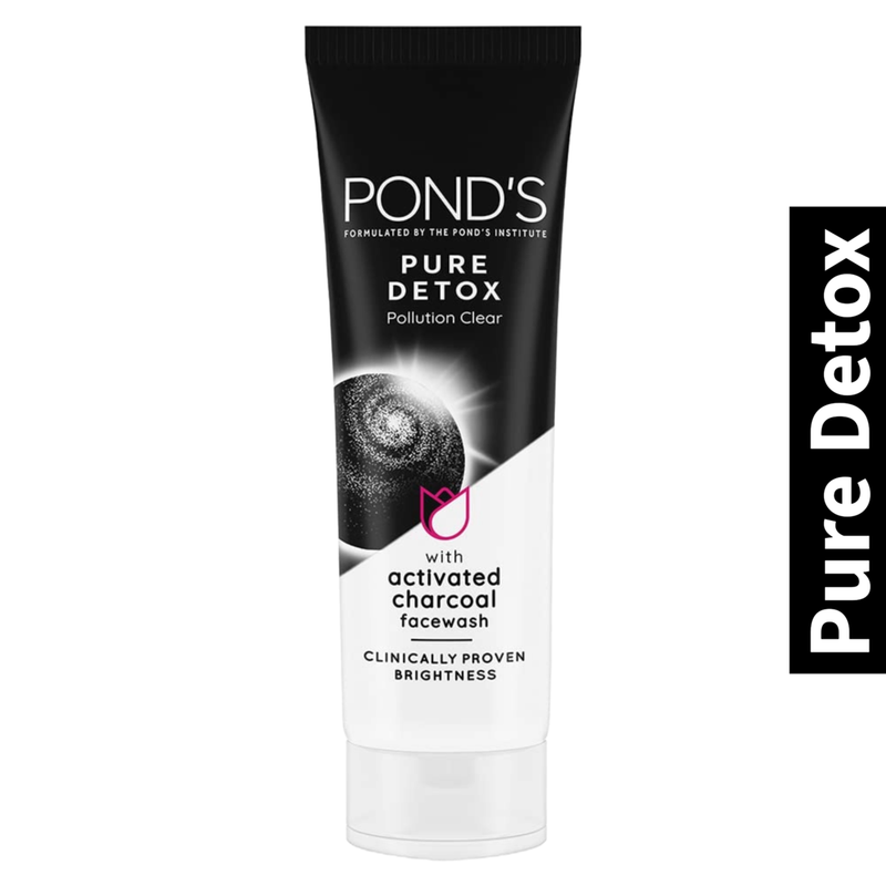 Activated Charcoal Ponds Pure Detox Face Wash 150g