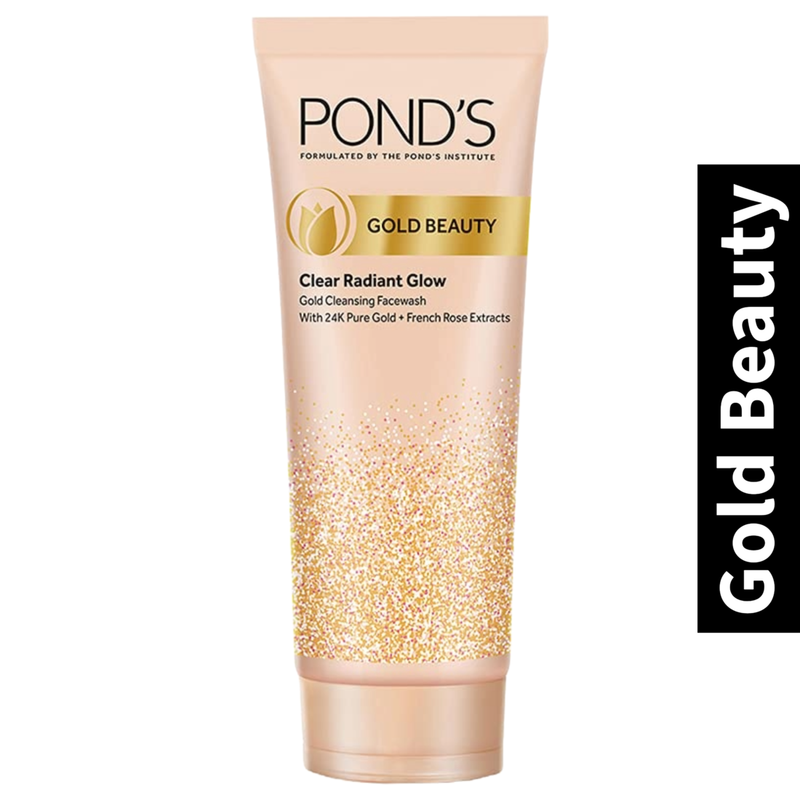 Face Wash Ponds Gold Beauty Clear Radiant Glow 50g